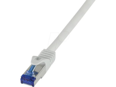 LogiLink Câble patch Ultraflex, Cat.6A, S/FTP, 0,5 m, gris