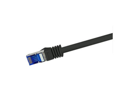 LogiLink Câble patch Ultraflex, Cat.6A, S/FTP, 0,5 m, noir