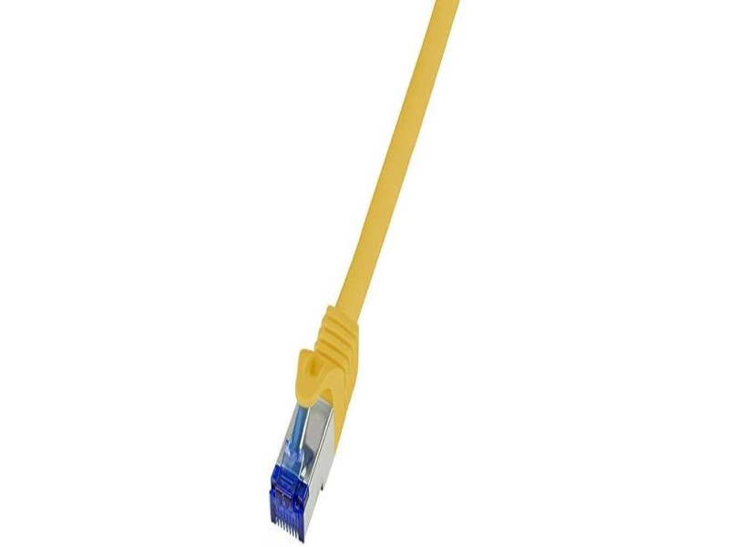 LogiLink Câble patch Ultraflex, Cat.6A, S/FTP, 1,0 m, jaune