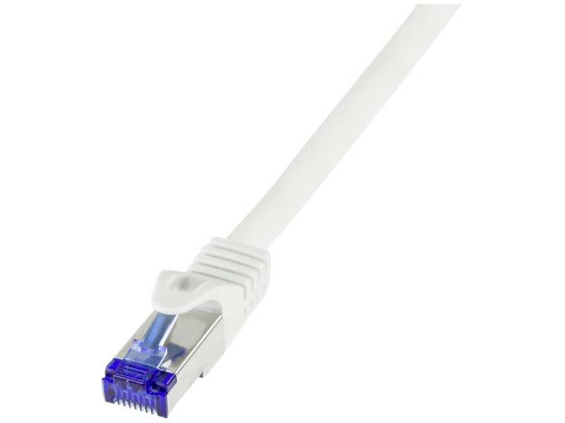 LogiLink Câble patch Ultraflex, Cat.6A, S/FTP, 1,5 m, blanc