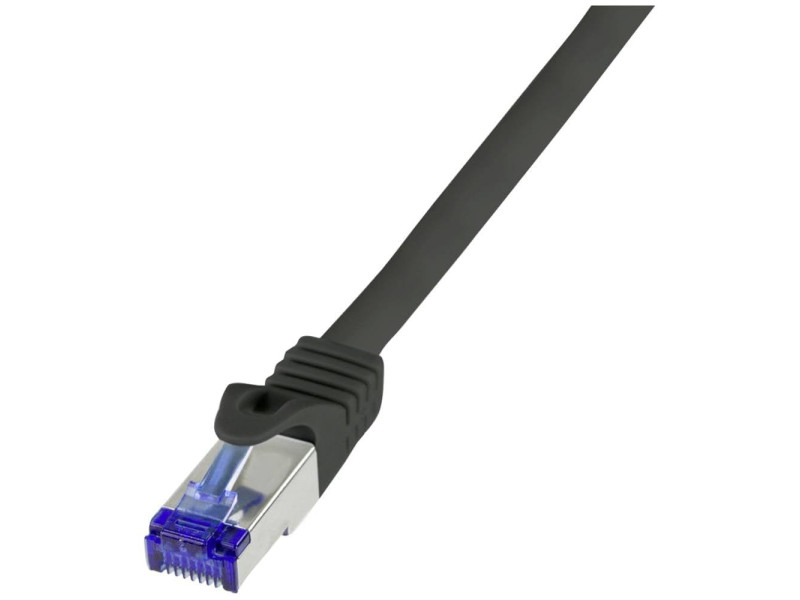 LogiLink Câble patch Ultraflex, Cat.6A, S/FTP, 2,0 m, noir
