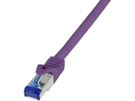 LogiLink Câble patch Ultraflex, Cat.6A, S/FTP, 2,0 m, violet