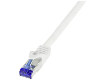 LogiLink Câble patch Ultraflex, Cat.6A, S/FTP, 7,5 m, blanc