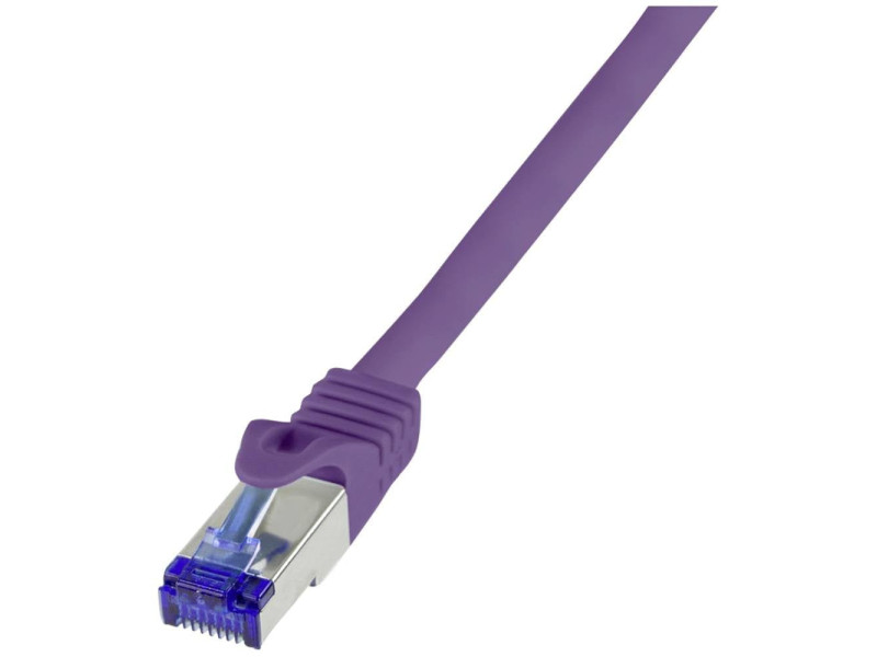 LogiLink Câble patch Ultraflex, Cat.6A, S/FTP, 7,5 m, violet