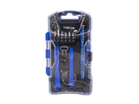 LogiLink Tournevis avec 12 embouts + accessoires