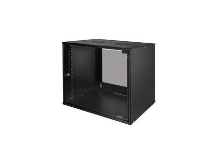 LogiLink Coffret mural 19' ECO, 4 U, assemblé, noir