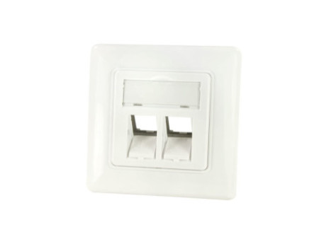 LogiLink Boîtier d'encastrement pour module keystone, blanc