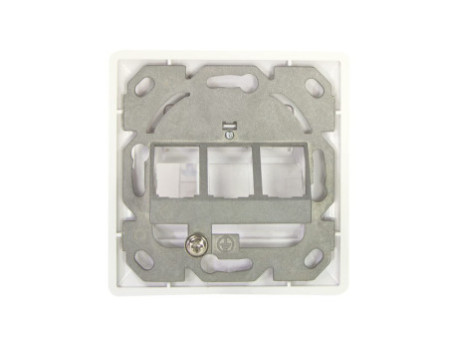 LogiLink Boîtier d'encastrement pour module keystone, blanc