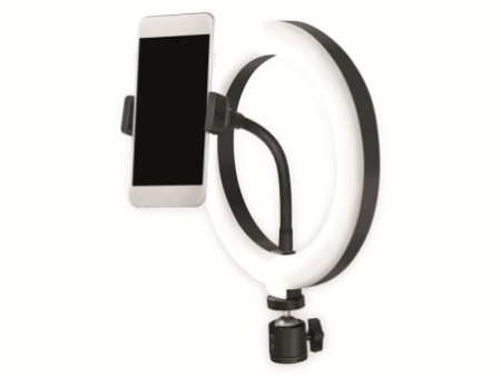 LogiLink Ring light pour smartphone, diamètre: 200 mm