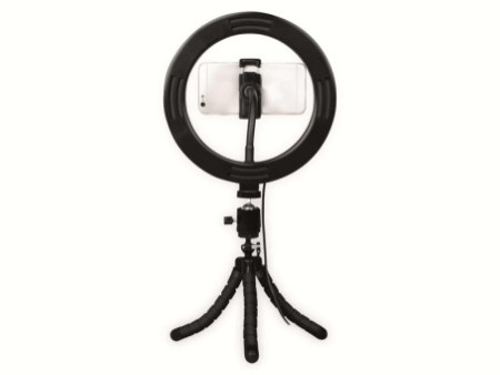LogiLink Ring light pour smartphone, diamètre: 200 mm