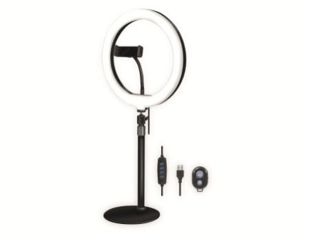LogiLink Ring light avec trépied pour smartphone