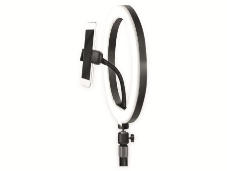LogiLink Ring light avec trépied pour smartphone