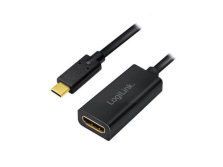 LogiLink Carte graphique USB 3.2, USB-C - HDMI-A, noir