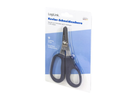 LogiLink Ciseaux pour fibre optique /brins de Kevlar, bleu