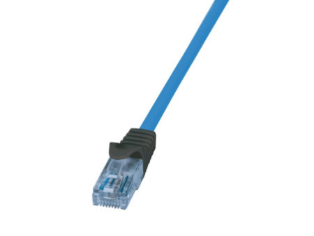 LogiLink Câble patch Premium, Cat.6A, U/UTP, 25 m, bleu
