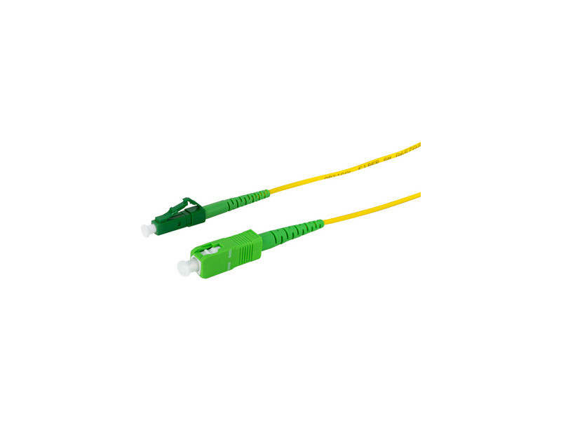 LogiLink Câble batch fibre optique, OS2, 0,5 m, jaune