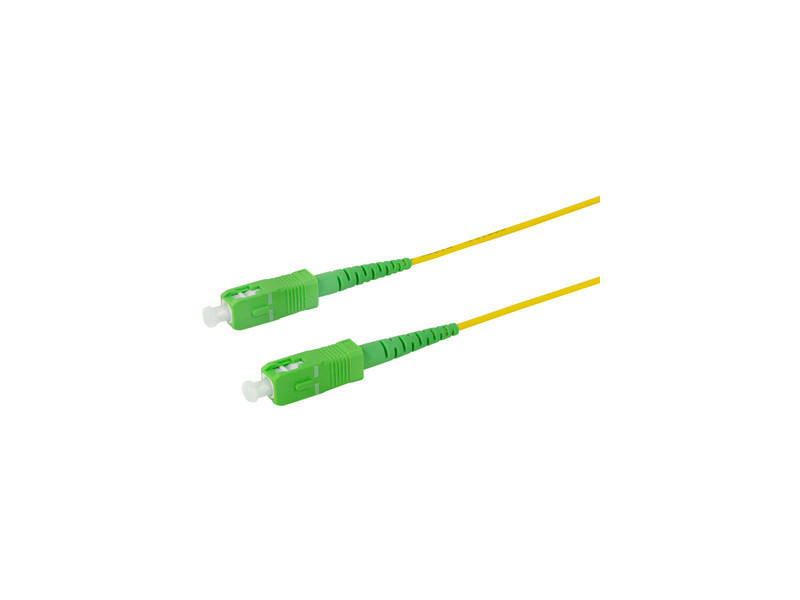 LogiLink Câble patch à fibre optique, 2x SC-Simplex, jaune
