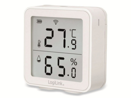 LogiLink Thermo-hygromètre, blanc