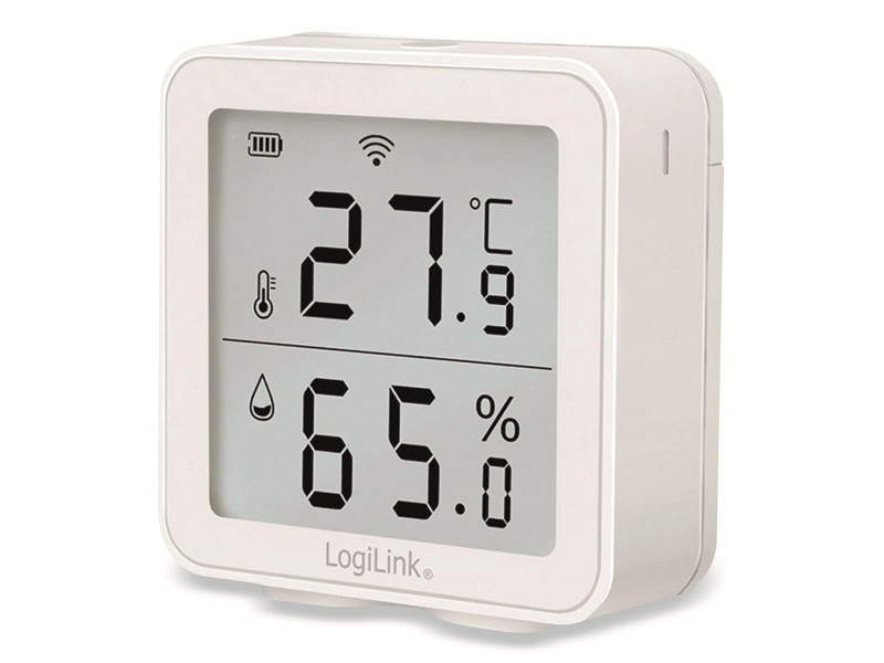 LogiLink Thermo-hygromètre, blanc