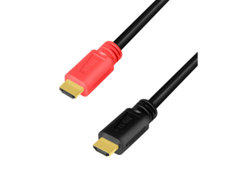 LogiLink Câble HDMI 2.0, fiche mâle A - mâle A, AMP, 15 m