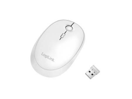 LogiLink Souris optique, sans fil, blanc