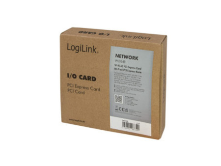 LogiLink Carte PCI Express, WiFi 6E & Bluetooth 5.2