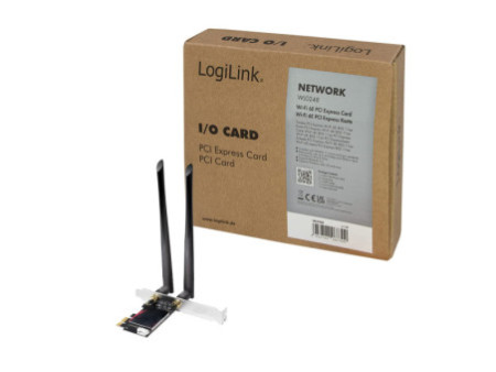 LogiLink Carte PCI Express, WiFi 6E & Bluetooth 5.2