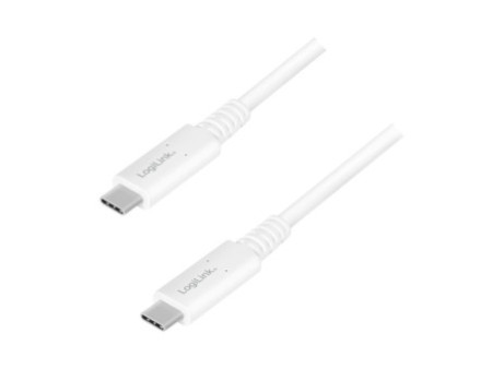 LogiLink Câble de données & de charge, mâles USB-C - USB-C