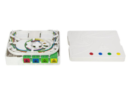 LogiLink Boîte d'épissure FTTH, 4x SC/APC, câble 30 m, blanc
