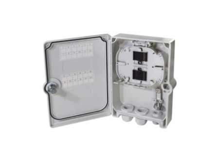 LogiLink Boîte d'épissure FTTH/FTTB, pour 24 fibres max.