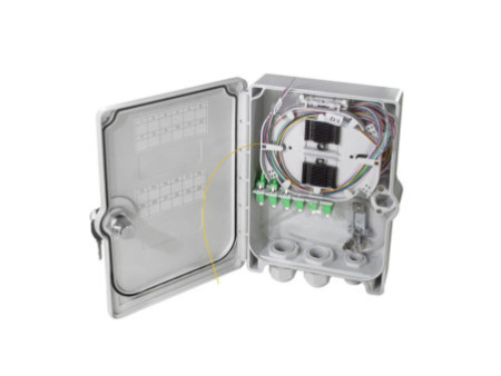 LogiLink Boîte d'épissure FTTH/FTTB, 24x LC/APC, équipée
