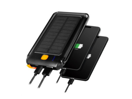 LogiLink Powerbank solaire, 10.000 mAh, noir