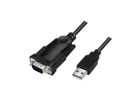 LogiLink Câble adaptateur USB 2.0 - RS232, 1,5 m, noir
