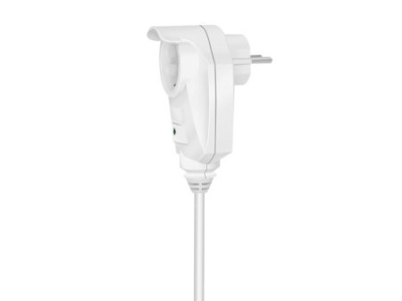 LogiLink Rallonge électrique avec prise de terre, 3 m, blanc