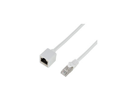 LogiLink Rallonge câble patch Premium, Cat.6A, 2 m, blanc