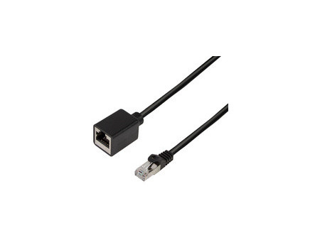 LogiLink Rallonge câble patch Premium, Cat.6A, 5 m, noir