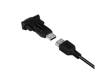 LogiLink Adaptateur USB 2.0 - RS232 avec câble de rallonge