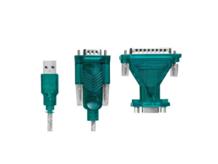 LogiLink Adaptateur USB 2.0 - RS232 9/25 broches + rallonge