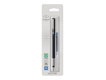 PARKER Stylo plume VECTOR, taille de plume: M, noir