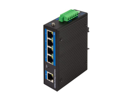 LogiLink Switch industriel Fast Ethernet, 5 ports, unmanaged