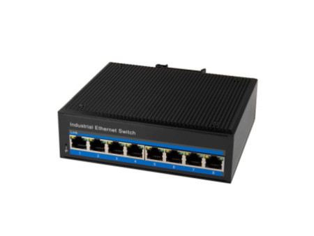 LogiLink Switch industriel Fast Ethernet, 8 ports, unmanaged