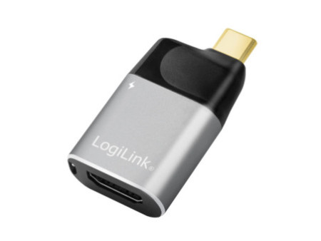 LogiLink Adaptateur graphique, USB-C - HDMI/USB-C