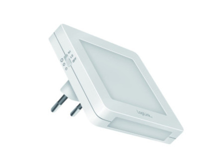 LogiLink Lampe d'orientation à LED avec capteur, blanc