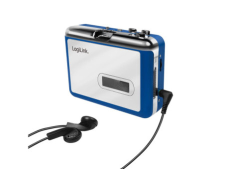 LogiLink Baladeur pour appareils Bluetooth, bleu/argenté