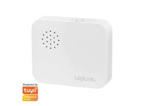LogiLink Détecteur de vibration Smart Wi-Fi, blanc