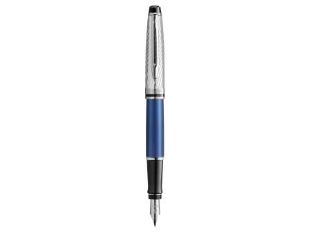 WATERMAN Stylo plume Expert Deluxe, métal - bleu C.T.
