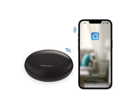 LogiLink Télécommande Smart Wi-Fi, noir