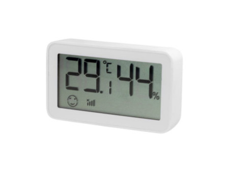 LogiLink Thermo-hygromètre Smart Wi-Fi, blanc