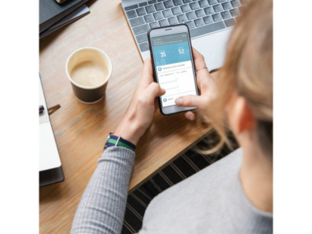 LogiLink Thermo-hygromètre Smart Wi-Fi, blanc