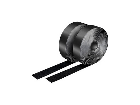 LogiLink Ruban auto-agrippant, set de 2, 25 mm x 5 m, noir